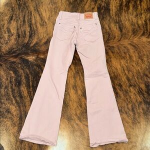 Levi 726 Flare Light Pink Jeans